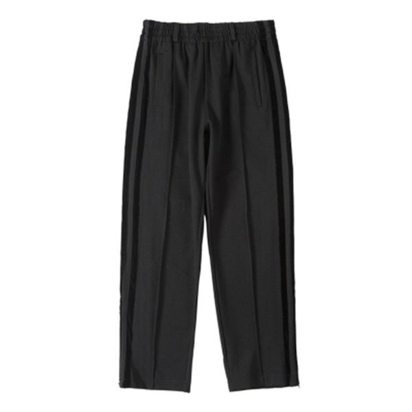 

2020 men pants wide leg oversize casual loose gothic darkness black ro high street fashion straight pants elastic waist