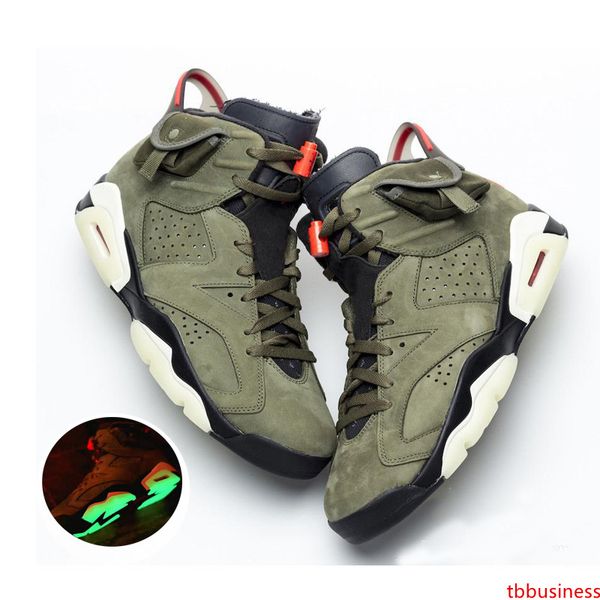 

2019 travis x 6 medium olive mens basketball shoes designer sneakers trainers scotts 6s 3m reflective des chaussures hommes zapatos