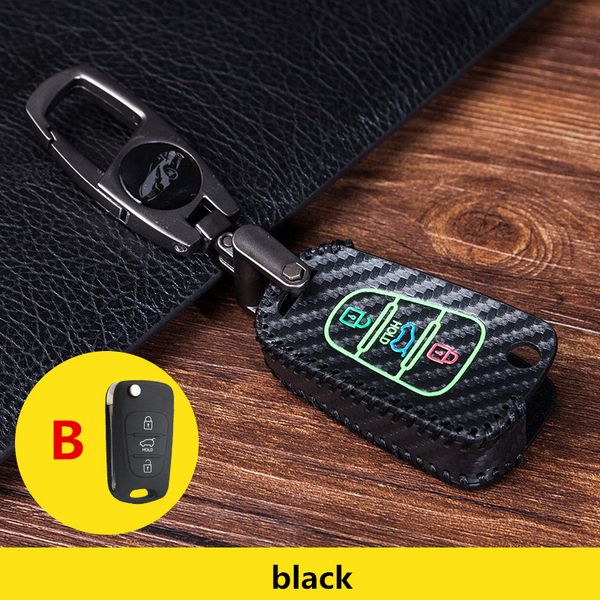 

car key case luminous leather for kia ceed rio sportage r k4 k5 sorento cerato optima 2015 2016 2017 2018 k2 ceed accessories