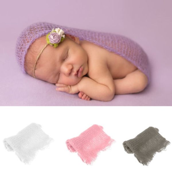 

newborn baby infant wrap knit towel pgraphy props wraps p soft cloth blanket