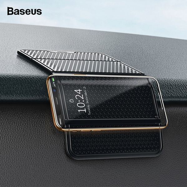 

baseus universal car anti slip mat for car dashboard auto multi-function phone coins gel sticky pad non slip mats gadget