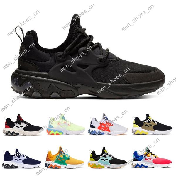 

2020 новый реагировать presto mesh мужские кроссовки olympic phantom red бред дхарма тройной черный белый бегун дышащие женщин спортивные кр