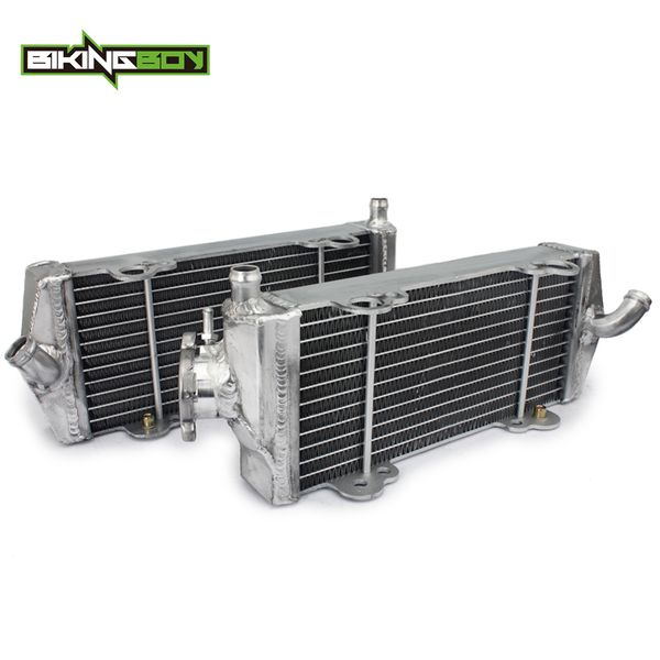 

bikingboy aluminum full set super engine water cooling coolers radiators for sherco se-r 250 300 2014 2015 2016 2017 2018