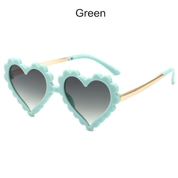 

home2010 сердце пластиковые детские солнцезащитные очки детская мода старинные градиентные солнцезащитные очки для девочек мальчиков дизайне, Blue