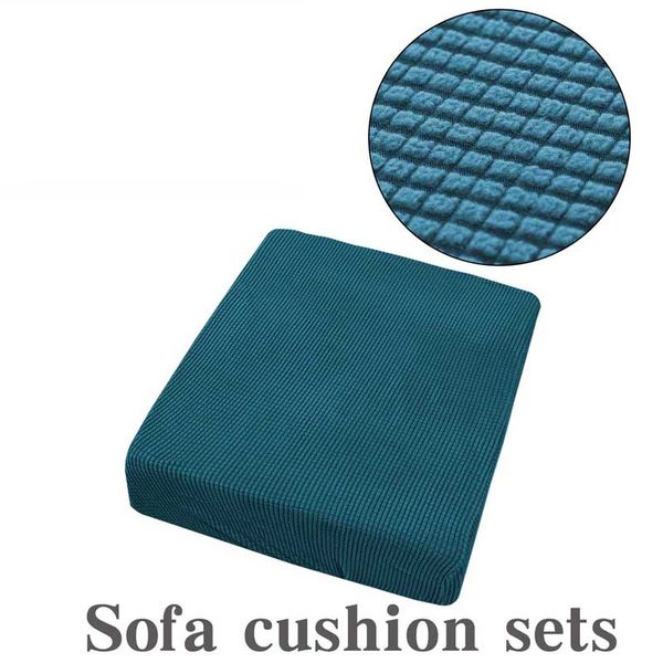 

1/2/3/4 seat sofa cushion cover chair cover pet kids furniture protector polar fleece spandex washable removable slipcover