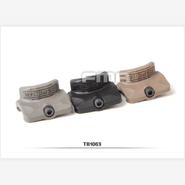 

2pcs fma gas pedal rs2 thumb rest for rail tb1063 bk/de/fg, Black;gray