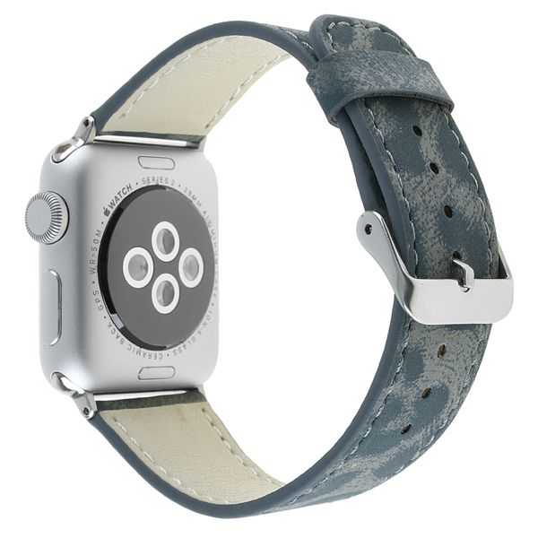 

pink leopard leather wrist strap for apple watch band series3 2 1 bracelet for iwatch strap 42mm 38mm, Black;brown