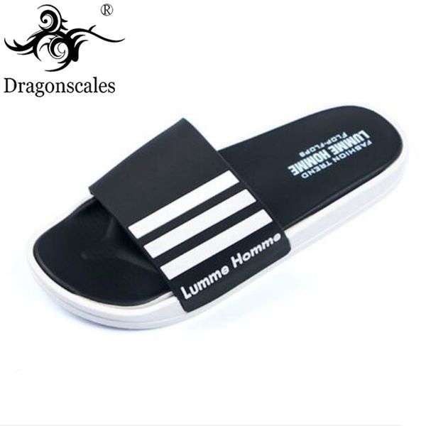 

men's slippers fashion trends joker casual shoes non-slip indoor and outdoor summer lightweight comfortable non-slip slippers, Black