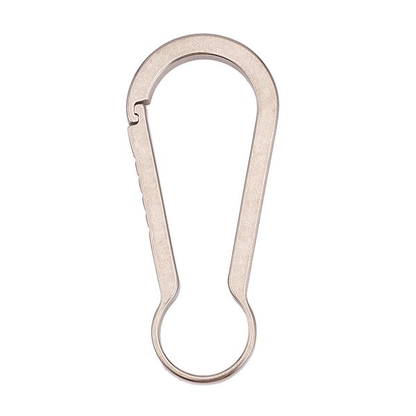 

titanium alloy keychain creative carabiner light metal hanging men and women car travel accessories key ring