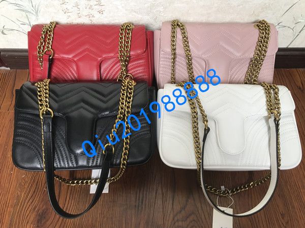 

5colors famous brand women designer shoulder bag leather chain bag cross body pure color womens handbag crossbody bag purse