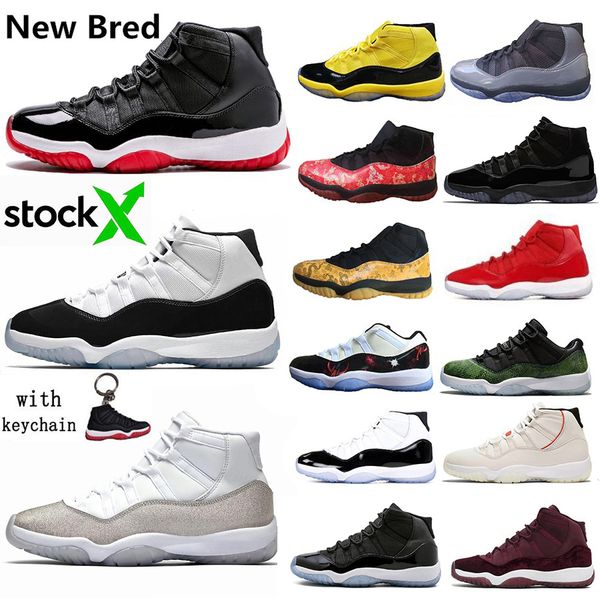 

с коробкой jumpman bred 11 баскетбол обувь 11s metallic silver concord 45 прохладный серый колпачок и платье гамма мужские женские кроссовки
