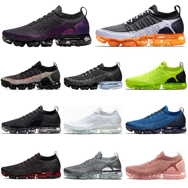 

2020 night purple fly 2.0 men women running shoes triple black white mango oreo knit outdoor breathable mens trainers sneakers sports