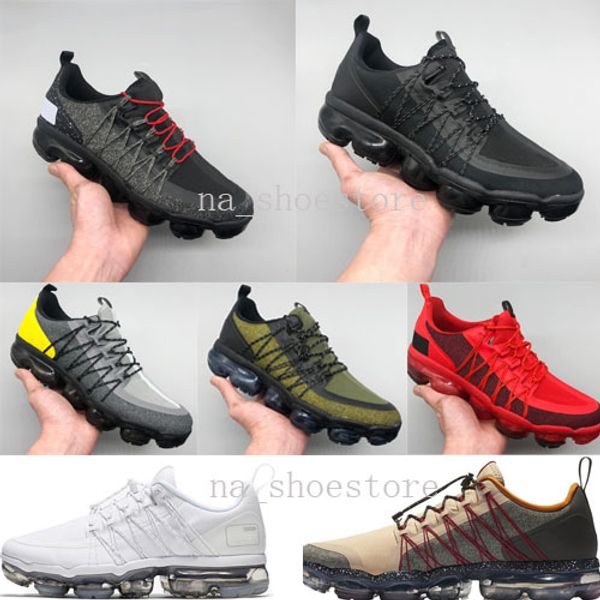 

running shoes for men 2019 new run utility triple white black burgundy crush men trainers sportssneakers