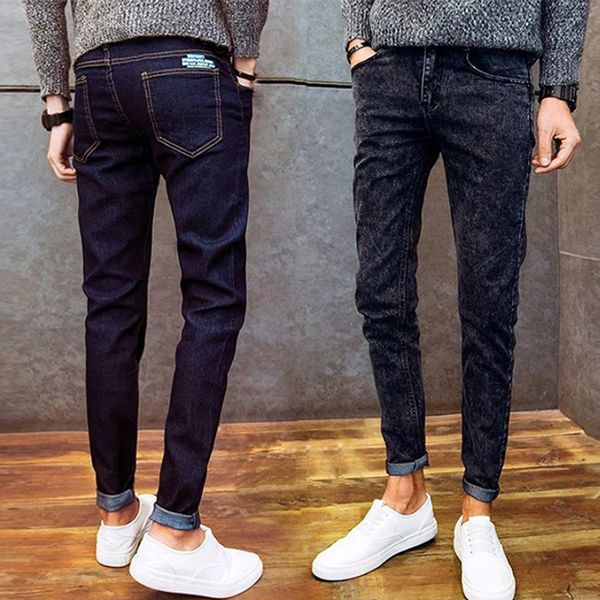 

new 2019 fashion casual denim pants jeans men men's trousers jeans size 28-40, Blue