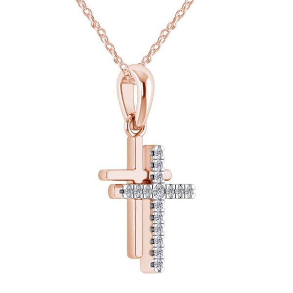 

lucky female cross crystal pendants silver gold rose gold chain necklaces 5a shiny zirconia choker necklaces gifts for women