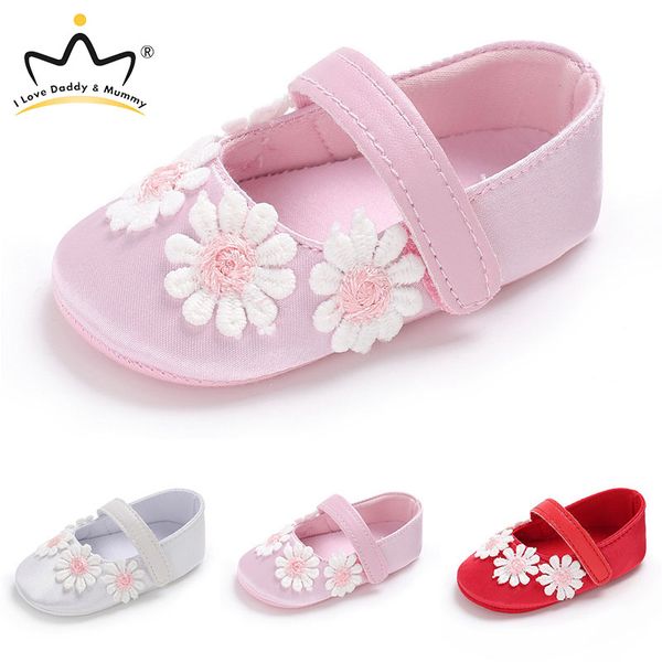 

new flower princess baby girl shoes non-slip soft soled cotton newborn toddler shoes first walkers