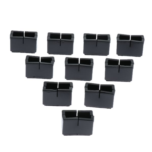 

10pcs silicone caps felt pads furniture cups for rectangle chair leg table feet,silder glide wood floor protector