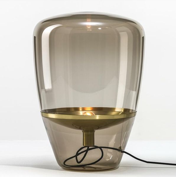 

nordic style led table lamp for living room indoor glass table light bedside bedroom decorative lamp glass light fixtures
