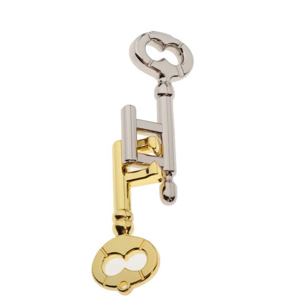 

2pcs kids adults mind training game metal interlock keys puzzle toy