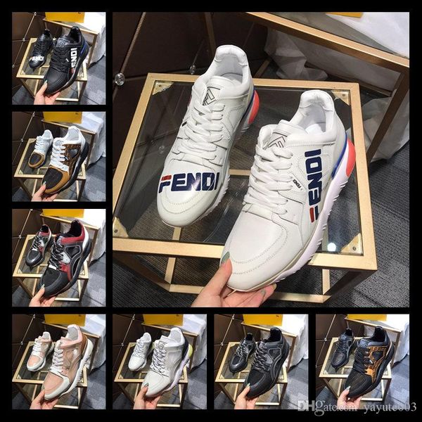 

2020 повседневная обувь красное дно низкий вырез мода кожа замша свадьба мужчины женская обувь размер 38-44shoes с коробкой, Black