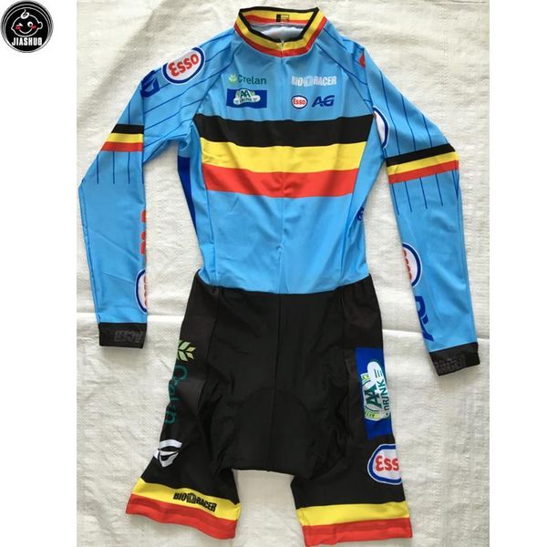 

new belgium skinsuit classical team bike cycling sets / wear jersey sets breathable gel pad jiashuo full lycra, Black;blue