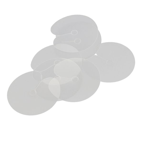 

50pcs fusion heat shield hair protector template for hair extensions