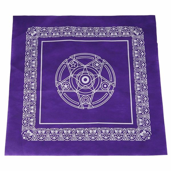 

black altar tarot divination square tablecloth home/room decor 49cmx49cm new