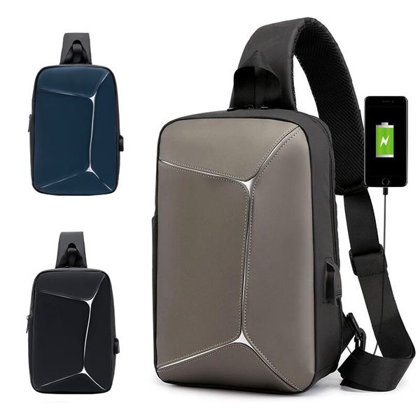 

fashion chest package usb chest pack casual & sports shoulder bag men's trip messengers joint waterproof shoulder bag new 2020