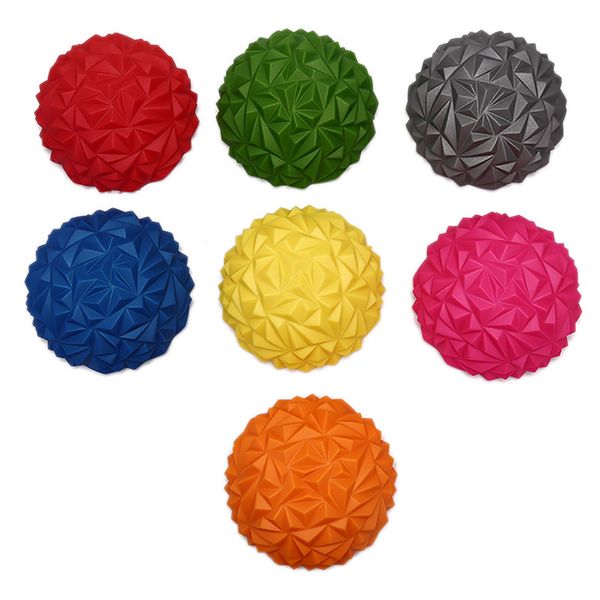 

1pcs children's sense training yoga half-ball water cube diamond pattern pineapple ball foot massage ball toy fitness balls