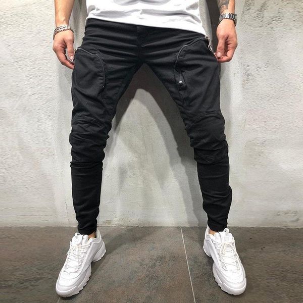 

мужчины центр легкой атлетике дизайнер tracksuit брюк bottom packet joggers беговая карандаш брюки идущие t200326, Black