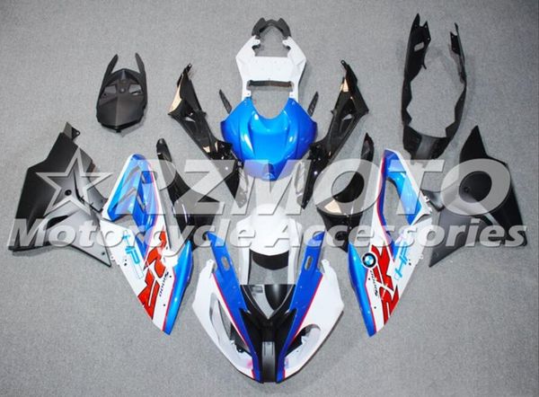 

4 подарки новый abs мотоцикл полный комплект обтекателей fit для bmw s1000rr 2015 2016 15 16 тела набор синий белый глянцевый