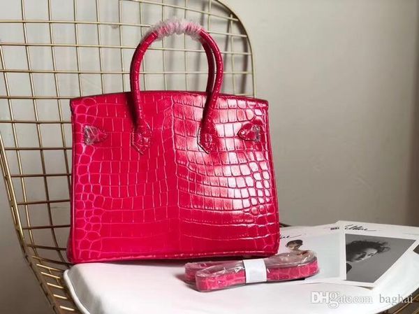 

shoulder bagscross bodytoteshandbags brand fashion luxury designer bags famous women fashion classics crocodile-striped cowhide 15n