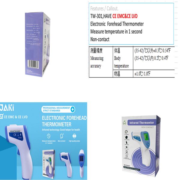 

mascherina thermometer infrared baby forehead non-contact infrared thermometer lcd ce fcc fda