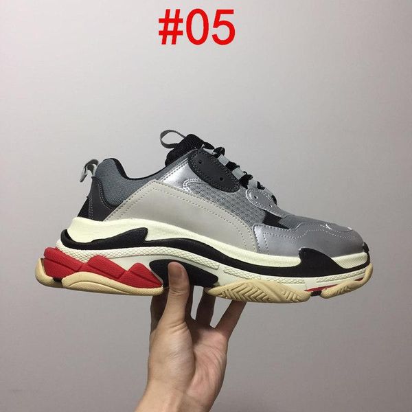 

casual shoes paris triple s luxury dad shoes for mens womens beige black designer shoes 36-45 t07