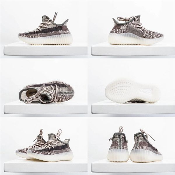 

sneaker sport running shoes kids children yougth kanye west black static reflective clay hyperspace sport shoe size 946