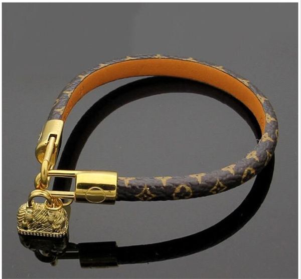 

высочайшее качество круглого подлинные кожаные браслеты с рисунком золота сумки аксессуары для женщин и мужчин цветок печати браслета бренда, Golden;silver