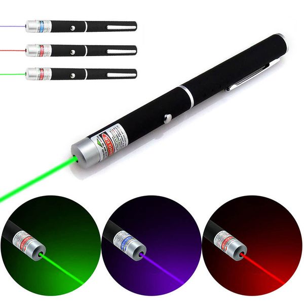 

laser pointer pen sight laser 5mw high power powerful green blue red hunting laser device survival tool first aid beam light sweet07