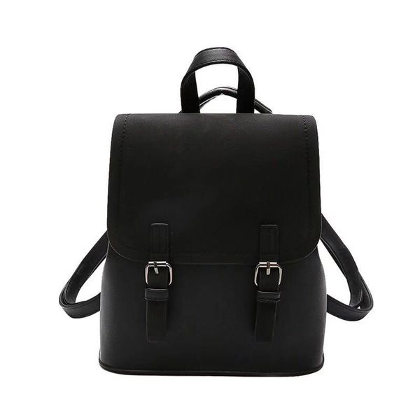 

stylish color contrast pu retro backpack carry a three-pack with one shoulder women's youth backpack
