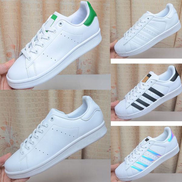 

smith superstar shoes stan white black pink blue gold superstars 80s pride sneakers super star women men sport casual shoes 36-44