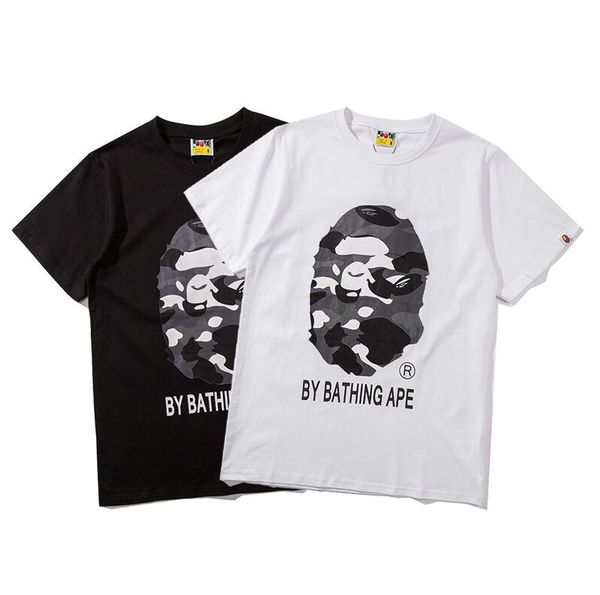 

2020 new fashion brand men's designers t-shirt hip hop men's letter embroidery casual t-shirt high street skateboarding fashion-01, White