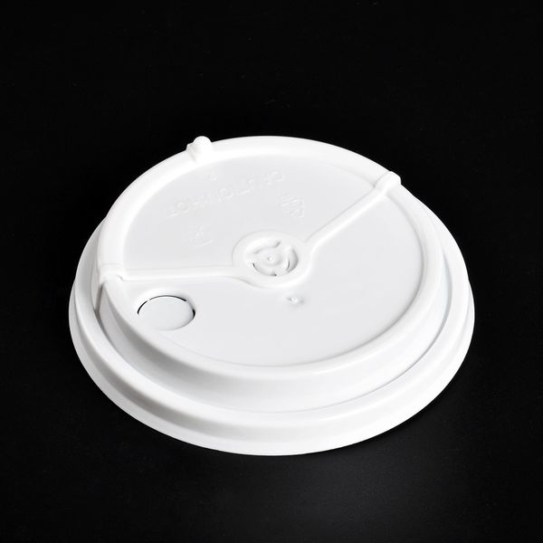

disposable rotating milk mold plastics cup lid 90 caliber thick white beverage plastic lid circle full carton box wholesale