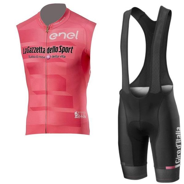 

2020 tour de spain team cycling short sleeves jersey bib shorts sets new 2020 ropa ciclismo hombre breathable bicycle clothes n04015012, Black;red