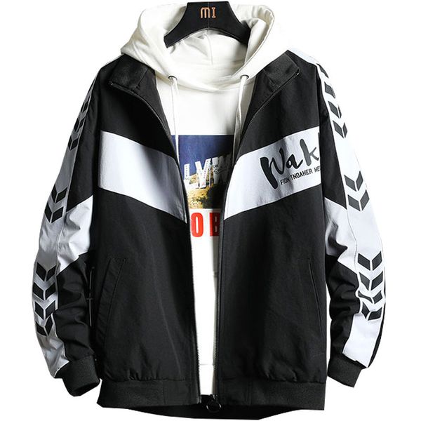 

coat male 2020 new korean trend student tide brand casual jacket handsome baseball uniform clothes in spring and autumn, Black;brown