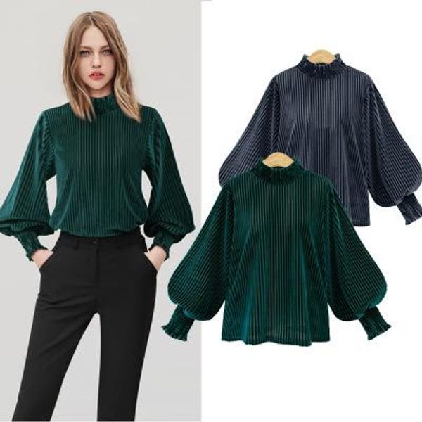 

2019 новых прибытия женщин sweather дизайн для весны и осенью тонкого фонаря длинного -sleeved сплошного цвета свитер с 2 цветом доступно, Black