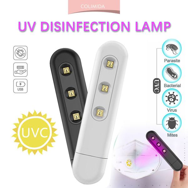 

usb portable home travel uv germicidal disinfection lamp fixture uvc disinfection sterilizer kill dust mite uv lamp for home