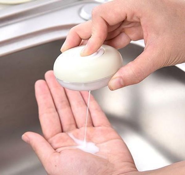 

liquid soap box alcohol sanitizer storage package bottle portable round press container sealing lotion cream liquid case 4pcs lot ffa3982-2