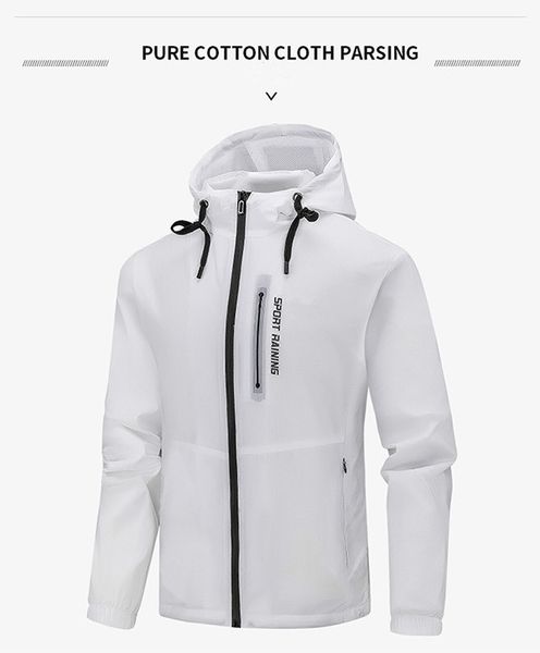 

новый конструктор мужская мода ветровка и бранд высокого качества с длинным рукавом и природные цвета для спорта пальто с размер xl-5xl qsl1, Black