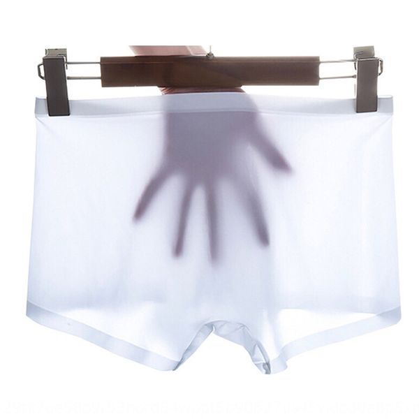 

ice silk underwear men's ultra-thin under under traceless breathable boxer pants men's boxer pants, Black;white