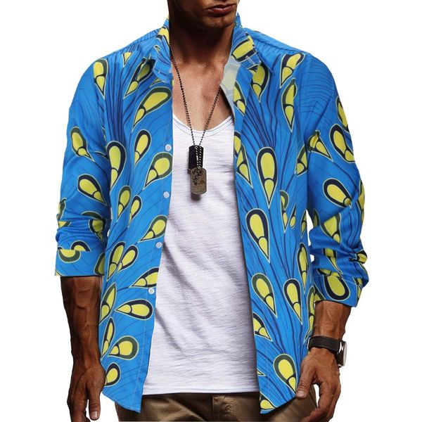 

2019 new arrival fashion style african men printing plus size shirts -3xl, Red