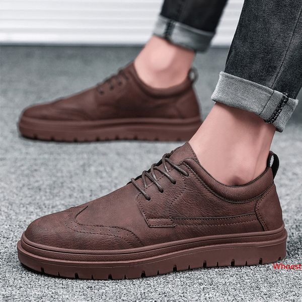 

luxury mens casual shoes triple black grey dark red leather platform mens designer shoes low sports sneakers size 39-44 made in china